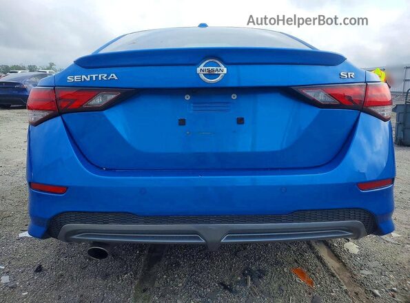 3N1AB8DV2MY209368 2021 NISSAN SENTRA Blue Հետևի տեսք