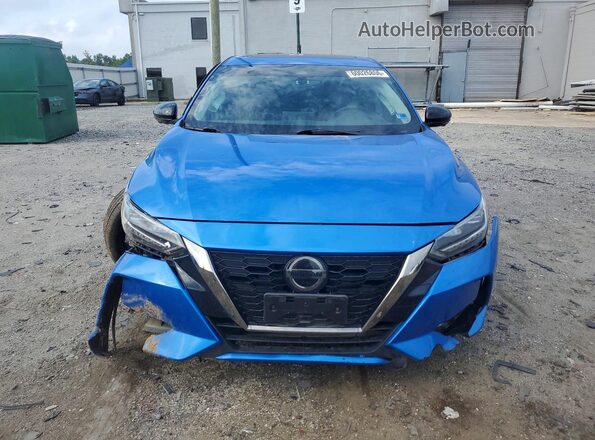 3N1AB8DV2MY209368 2021 NISSAN SENTRA Blue Դիմացի տեսք