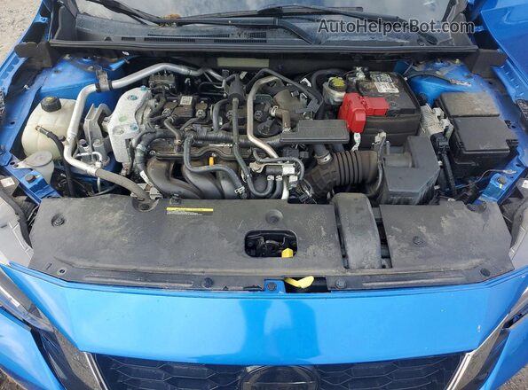 3N1AB8DV2MY209368 2021 NISSAN SENTRA Blue Սալոնի հետևի տեսք