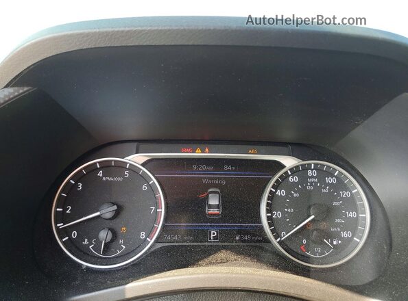 3N1AB8DV2MY273166 2021 NISSAN SENTRA Blue ხელსაწყოთა პანელის ხედი