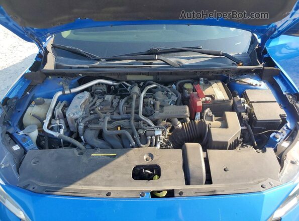 3N1AB8DV2MY273166 2021 NISSAN SENTRA Blue უკანა სალონის ხედი