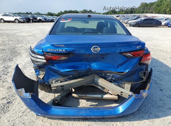 3N1AB8DV2MY273166 2021 NISSAN SENTRA Blue უკანა ხედი