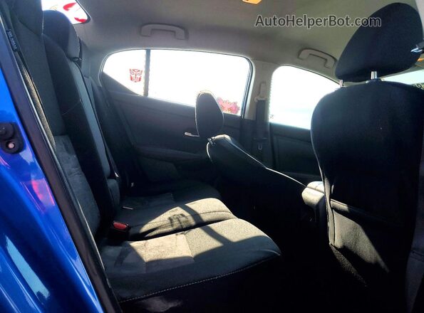 3N1AB8DV2MY273166 2021 NISSAN SENTRA Blue უკანა სავარძლების ხედი
