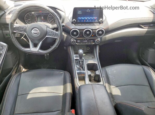 3N1AB8DV2MY273684 2021 NISSAN SENTRA Черный Вид панели приборов