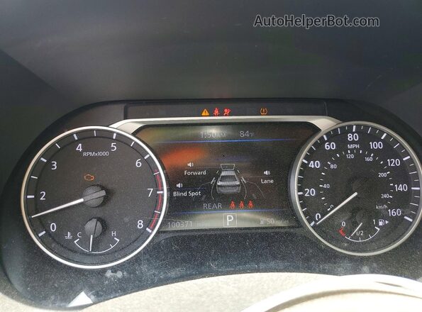 3N1AB8DV2MY273684 2021 NISSAN SENTRA Черный Вид щитка приборов
