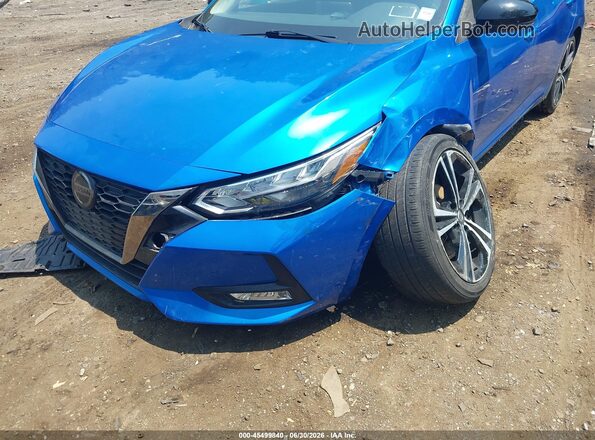 3N1AB8DV2MY304805 2021 NISSAN SENTRA Blue წინა ხედი