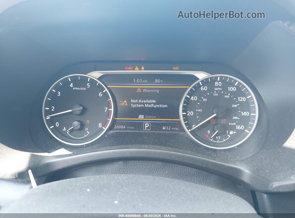 3N1AB8DV2MY304805 2021 NISSAN SENTRA Blue უკანა სავარძლების ხედი