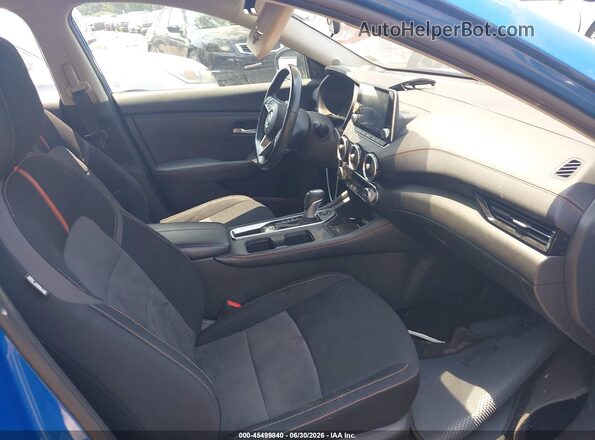 3N1AB8DV2MY304805 2021 NISSAN SENTRA Blue წინა სალონის ხედი