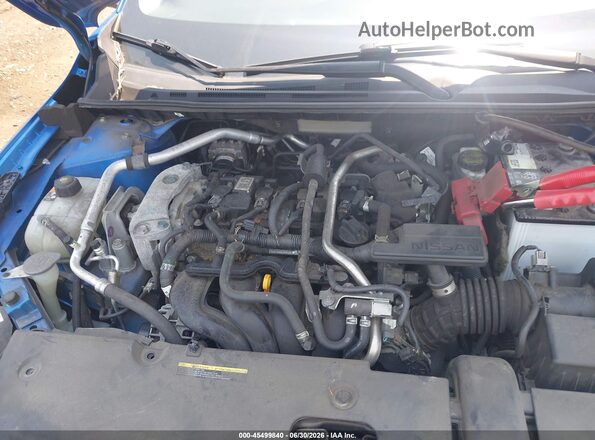 3N1AB8DV2MY304805 2021 NISSAN SENTRA Blue უკანა ხედი