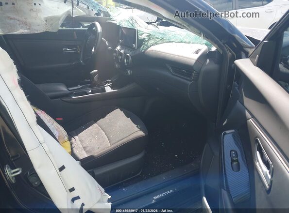 3N1AB8DV2MY331759 2021 NISSAN SENTRA Black Widok wnętrza z przodu