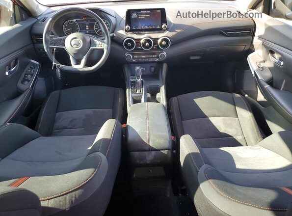 3N1AB8DV2NY230769 2022 NISSAN SENTRA Red Dashboard view
