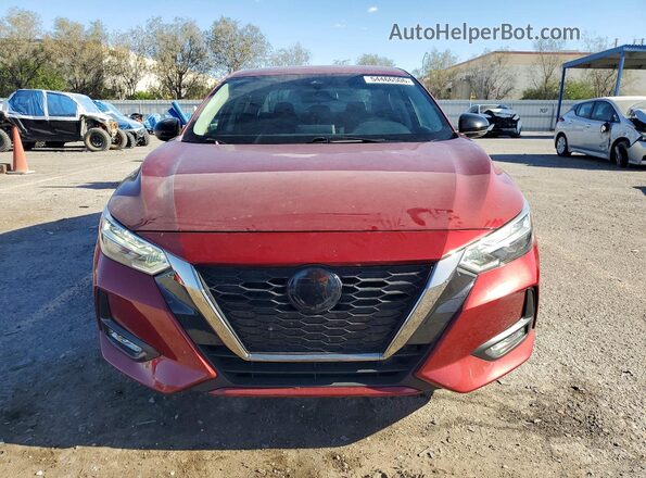 3N1AB8DV2NY230769 2022 NISSAN SENTRA Red Front view