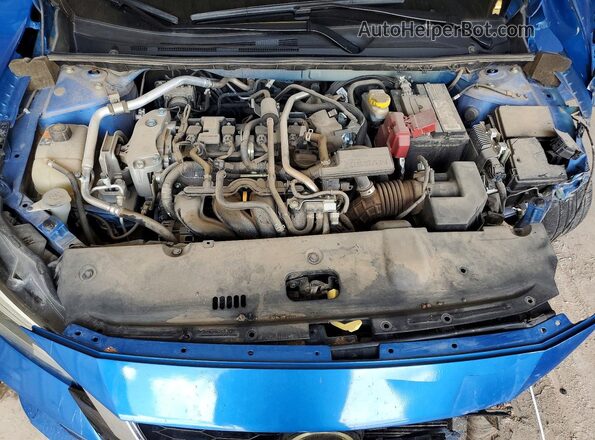 3N1AB8DV2PY314464 2023 NISSAN SENTRA Blue Widok wnętrza z tyłu