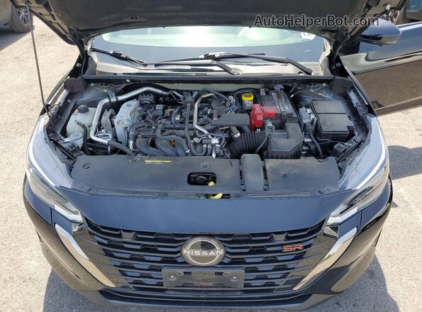 3N1AB8DV2RY281680 2024 NISSAN SENTRA Black Widok wnętrza z tyłu