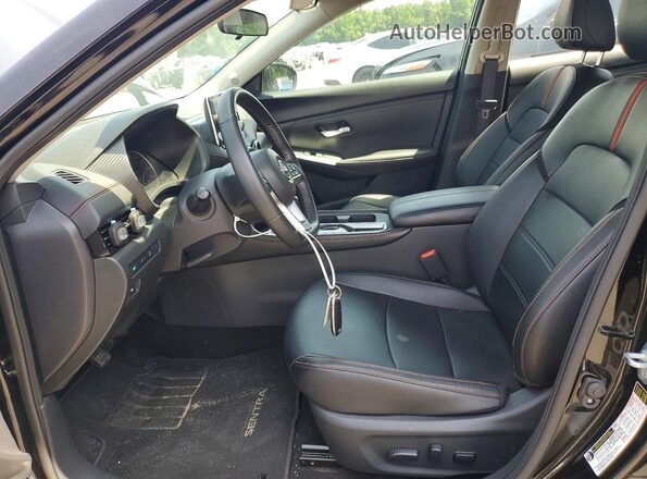 3N1AB8DV2RY281680 2024 NISSAN SENTRA Black Widok wnętrza z przodu