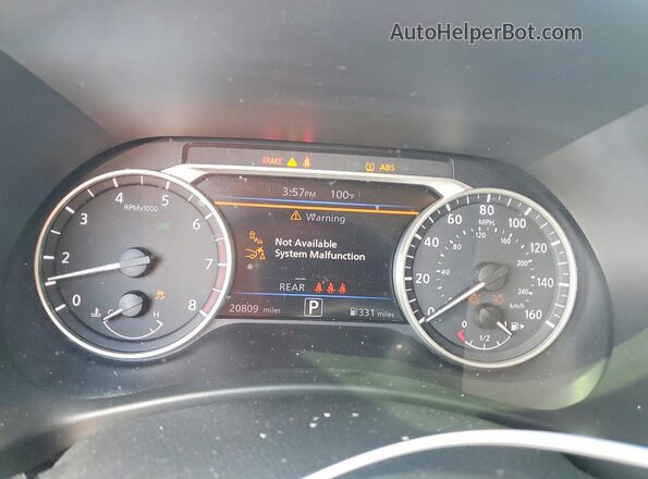 3N1AB8DV2RY363974 2024 NISSAN SENTRA Red Սարքավորումների վահանակի տեսք