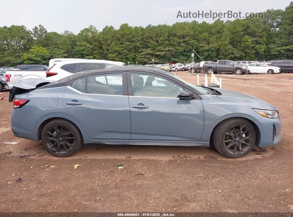 3N1AB8DV2SY345738 2025 NISSAN SENTRA Blue Սալոնի հետևի տեսք
