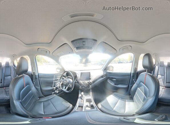 3N1AB8DV3MY206382 2021 NISSAN SENTRA Red VIN კოდის სტიკერის ხედი