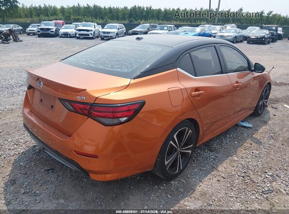 3N1AB8DV3MY224977 2021 NISSAN SENTRA Orange Rear right