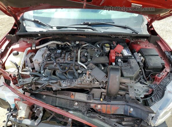 3N1AB8DV3MY256442 2021 NISSAN SENTRA Red უკანა სალონის ხედი