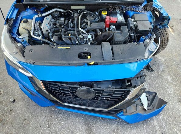 3N1AB8DV3MY324013 2021 NISSAN SENTRA Blue Սալոնի հետևի տեսք