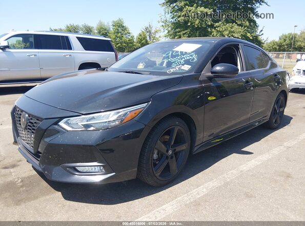 3N1AB8DV3PY226197 2023 NISSAN SENTRA Black წინა მარცხენა ხედი სამი მეოთხედიდან