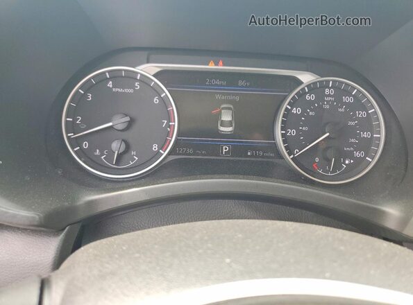 3N1AB8DV3RY256481 2024 NISSAN SENTRA Белый Вид щитка приборов