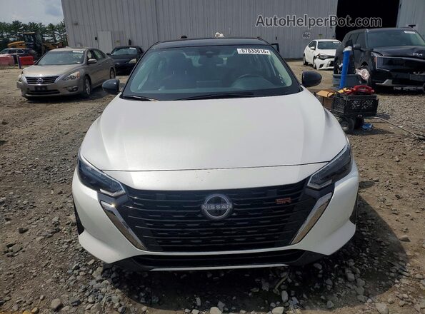 3N1AB8DV3RY364597 2024 NISSAN SENTRA White წინა ხედი