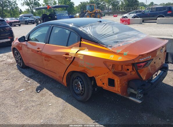 3N1AB8DV3RY378497 2024 NISSAN SENTRA Оранжевый Задняя левая четверть