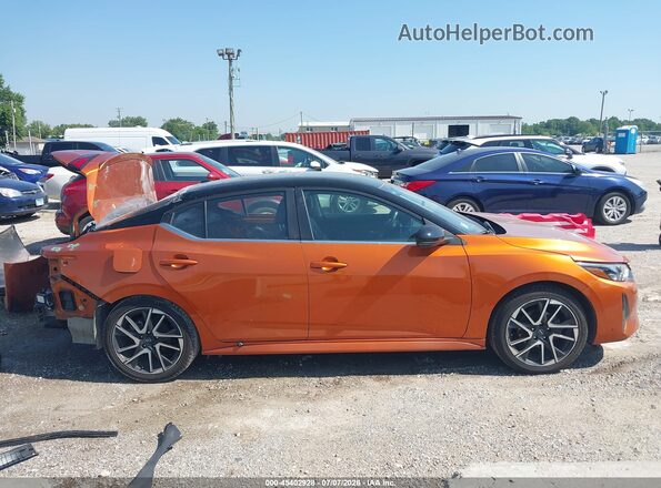 3N1AB8DV3RY378497 2024 NISSAN SENTRA Оранжевый Панорамный вид салона 360°