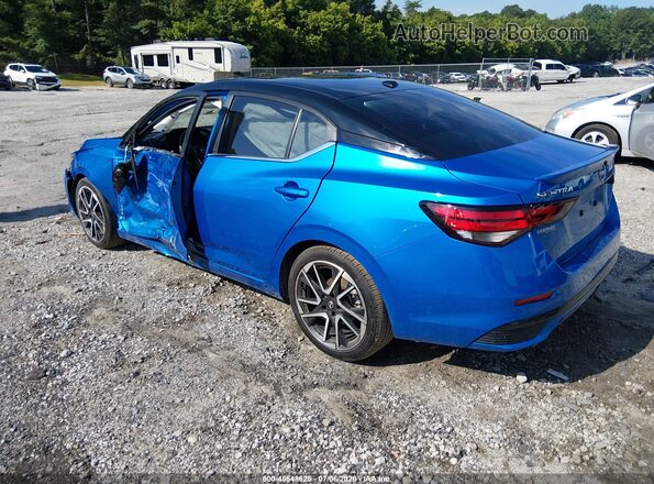 3N1AB8DV3RY383490 2024 NISSAN SENTRA Blue Trasero izquierdo