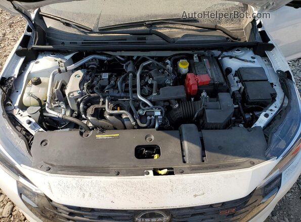 3N1AB8DV3SY328544 2025 NISSAN SENTRA White Widok wnętrza z tyłu