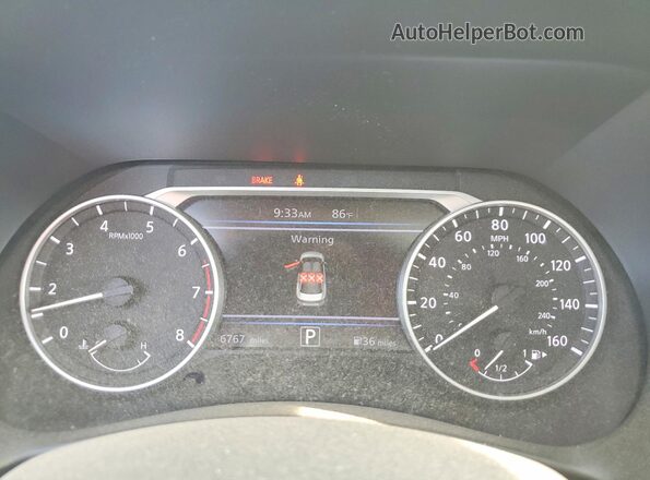 3N1AB8DV3SY328544 2025 NISSAN SENTRA White Widok zestawu wskaźników
