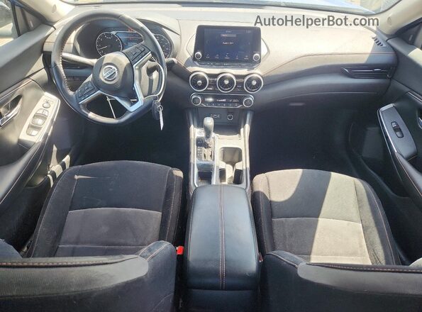 3N1AB8DV4MY227290 2021 NISSAN SENTRA Blue Առջևի վահանակի տեսք