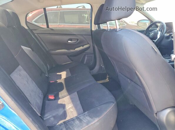 3N1AB8DV4MY242050 2021 NISSAN SENTRA Blue Вид задніх сидінь