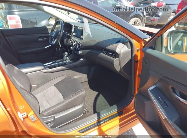 3N1AB8DV4MY266378 2021 NISSAN SENTRA Orange წინა სალონის ხედი