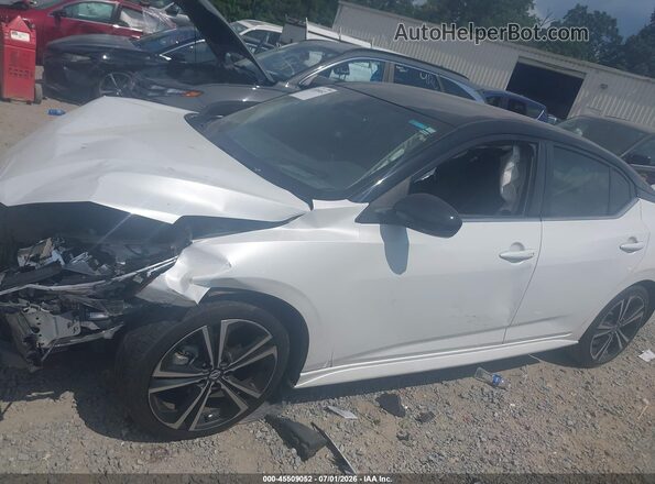 3N1AB8DV4NY266933 2022 NISSAN SENTRA White უკანა სალონის ხედი