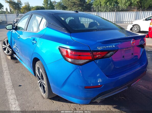 3N1AB8DV4PY283718 2023 NISSAN SENTRA Blue Հետևի ձախ