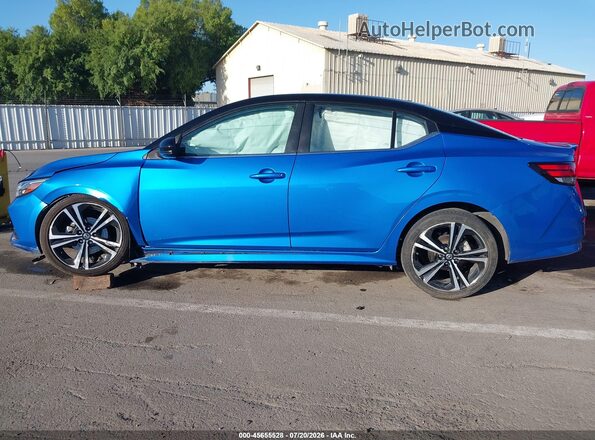 3N1AB8DV4PY283718 2023 NISSAN SENTRA Blue Սալոնի 360 աստիճան տեսք