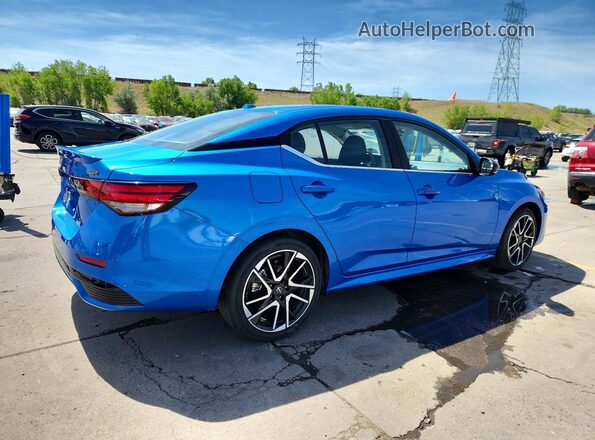 3N1AB8DV4SY298728 2025 NISSAN SENTRA Blue Trasero derecho