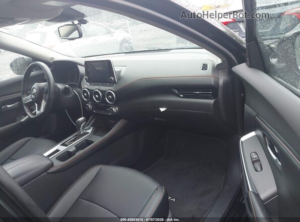 3N1AB8DV5MY205203 2021 NISSAN SENTRA Black Widok wnętrza z przodu