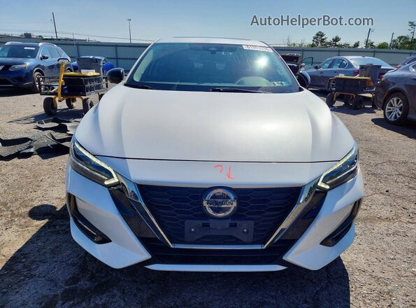 3N1AB8DV5MY302322 2021 NISSAN SENTRA White Widok z przodu