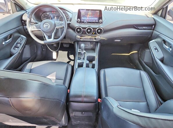 3N1AB8DV5MY302322 2021 NISSAN SENTRA White Widok deski rozdzielczej