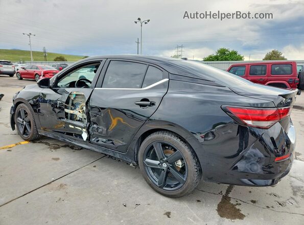 3N1AB8DV5NY310518 2022 NISSAN SENTRA Черный Задняя левая четверть