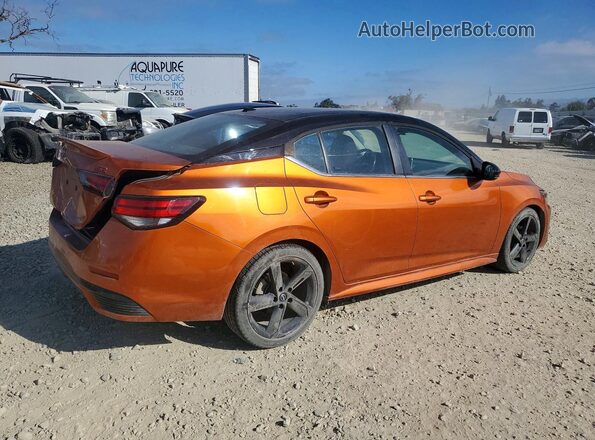 3N1AB8DV5RY233056 2024 NISSAN SENTRA Оранжевый Задняя правая четверть