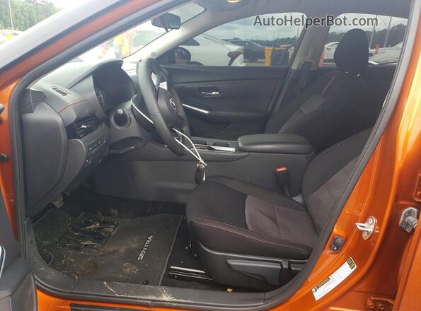 3N1AB8DV5SY215596 2025 NISSAN SENTRA Orange Vista interior delantera