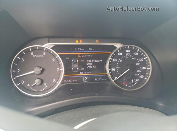 3N1AB8DV5SY215596 2025 NISSAN SENTRA Orange Vista del cuadro de instrumentos