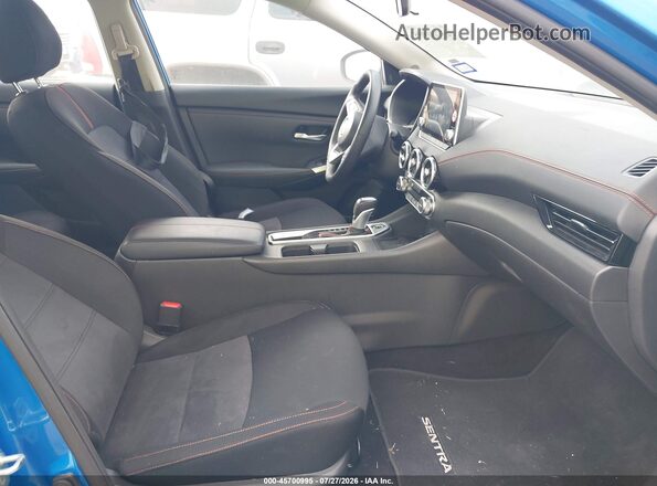 3N1AB8DV5SY319182 2025 NISSAN SENTRA Blue Vista interior delantera