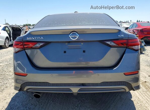 3N1AB8DV6LY267109 2020 NISSAN SENTRA Gray Հետևի տեսք