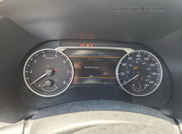 3N1AB8DV6MY231311 2021 NISSAN SENTRA Gray Instrument cluster view